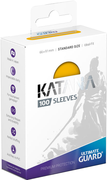 UG Katana Sleeves Yellow 100CT
