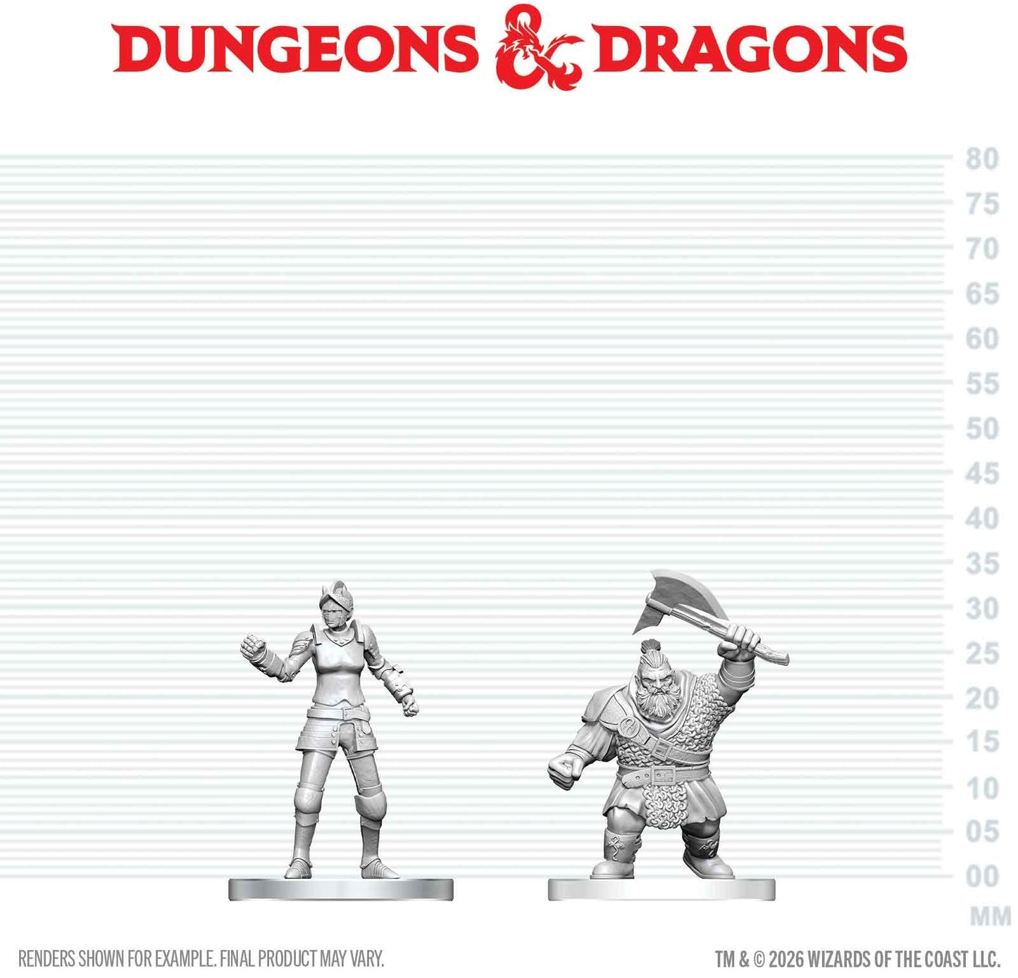 D&D Unpainted - Cultist of Bane & Dwarf Zhentilar Soldier