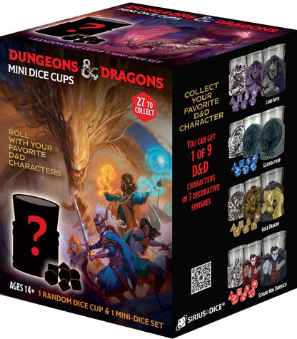 Sirius Dice - Mini Dice Cups Series 2