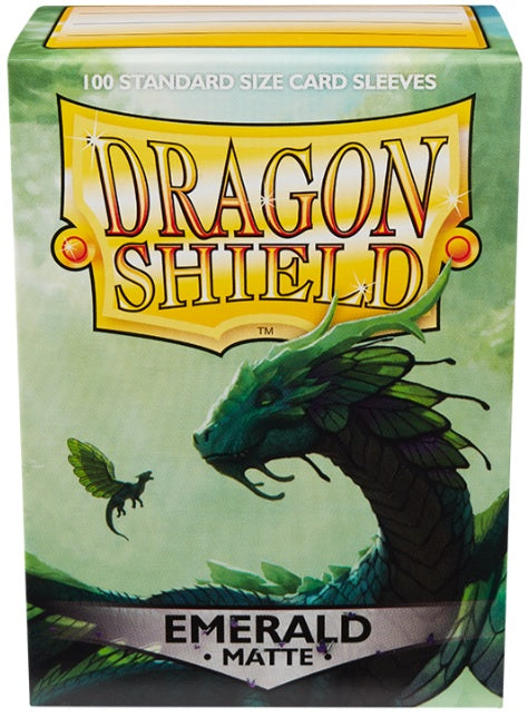 Dragon Shield Matte Sleeves Emerald 100CT