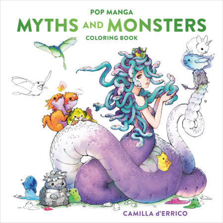 Pop Manga - Myths and Monsters coloring Book