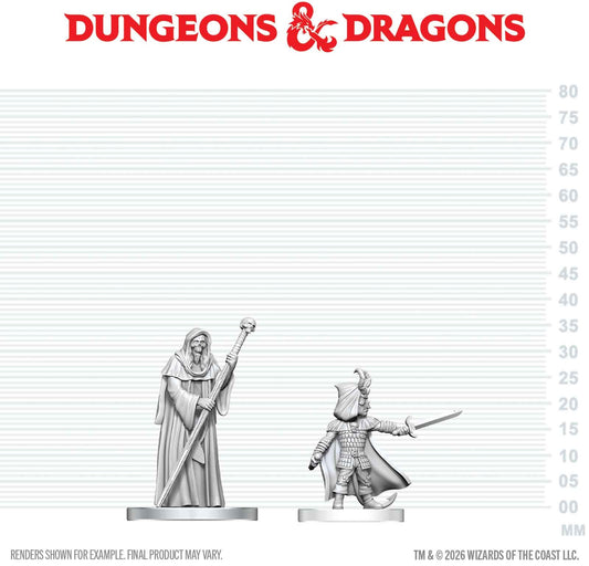 D&D Unpainted - Cultist of Bhaal & Cultist of Myrkul