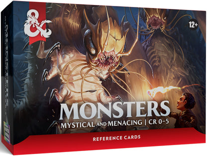 Dungeons & Dragons - Reference Cards Mystical and Menacing CR 0-5