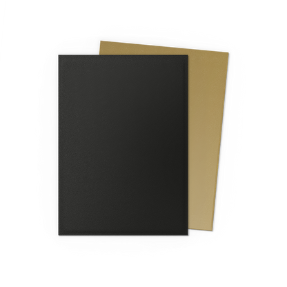 Dragon Shield Dual Matte Sleeves Black & Gold 100CT