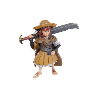 PF Unpainted - Female Halfling Magus Low-Level (90711)