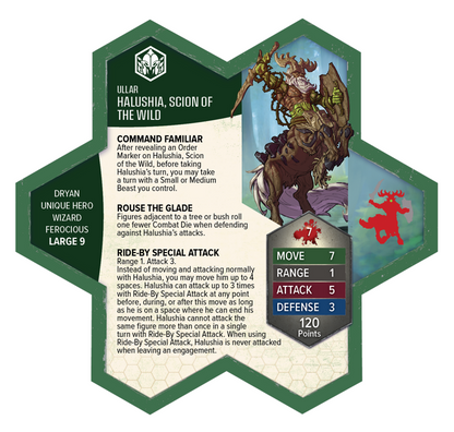 Heroscape - Rising Tide: Sonlen and Halushia, Scion of the wild Army Expansion (PRÉCOMMANDE)