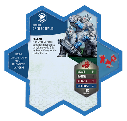 Heroscape - Rising Tide: Knight Primus Adelbern and Ordo Borealis Army Expansion (PRÉCOMMANDE)