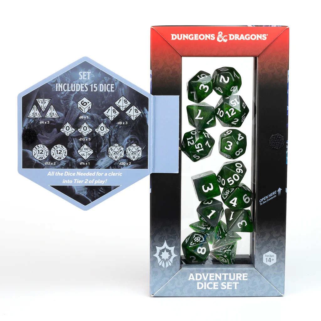 Sirius - D&D Adventure Dice Set: Cleric Green