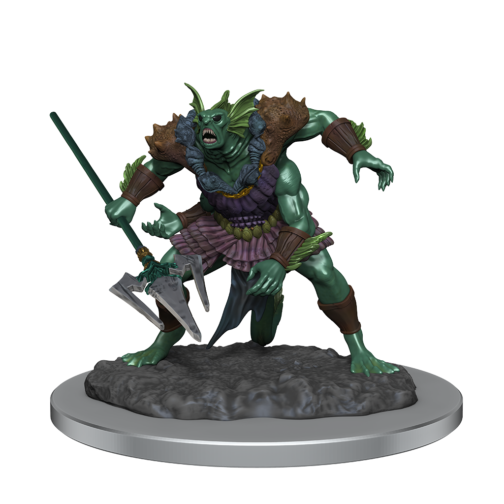 D&D Unpainted - Sahuagin Baron