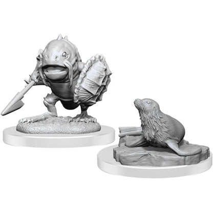 D&D Unpainted - Locathah & Seal