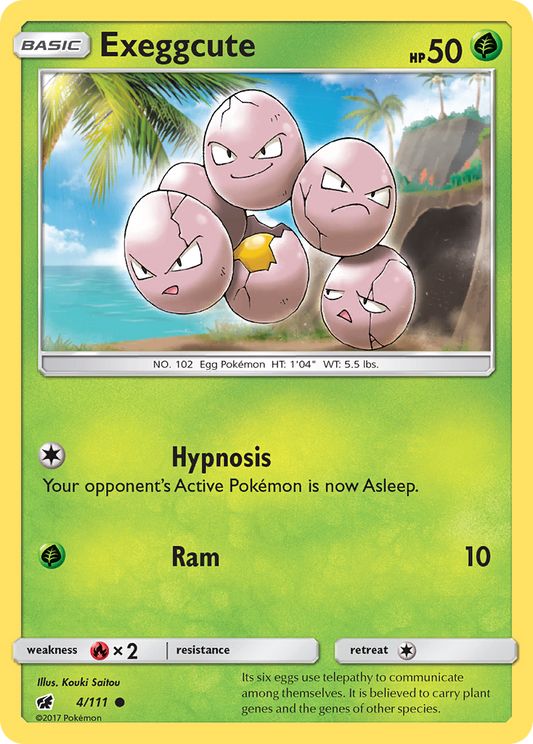 Exeggcute (4/111) [Sun & Moon: Crimson Invasion]