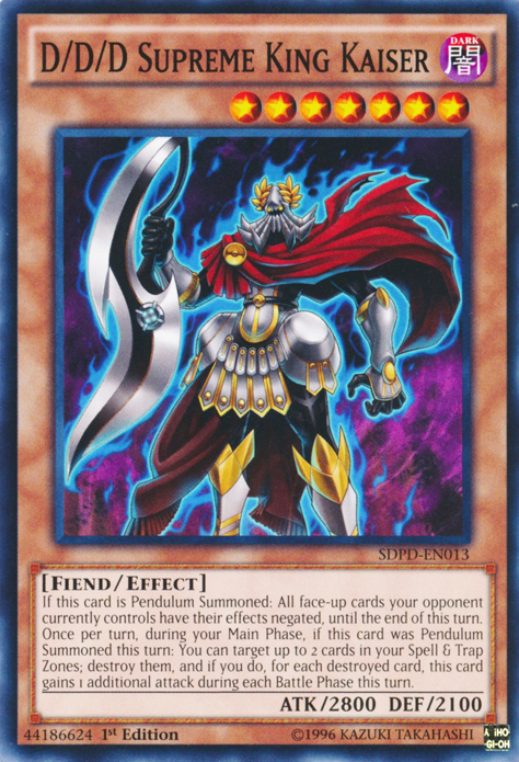 D/D/D Supreme King Kaiser [SDPD-EN013] Common