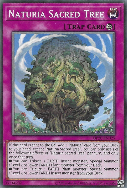 Naturia Sacred Tree [OP20-EN025] Common