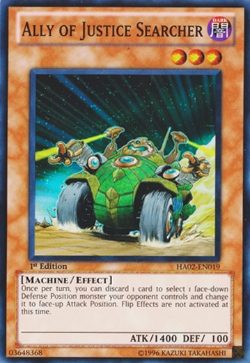 Ally of Justice Searcher [HA02-EN019] Super Rare