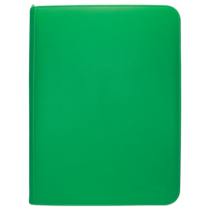 UP Zippered PRO Binder Green 9PKT