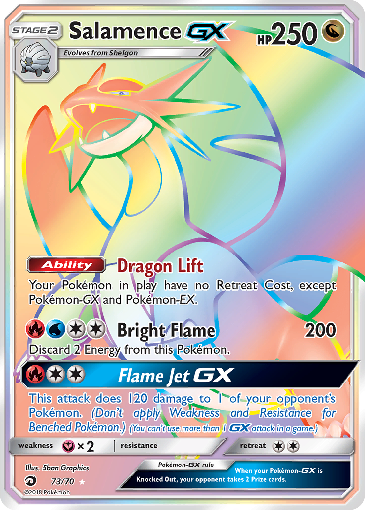 Salamence GX (73/70) [Sun & Moon: Dragon Majesty]