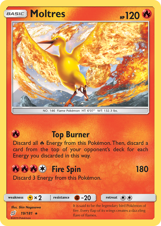 Moltres (19/181) [Sun & Moon: Team Up]