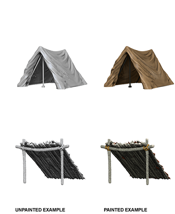 D&D Unpainted - Tent & Lean-To