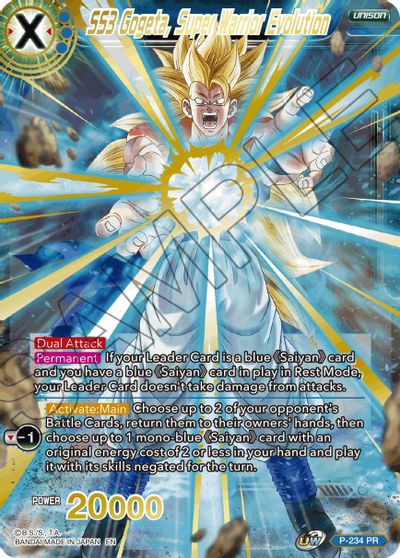 SS3 Gogeta, Super Warrior Evolution (Alternate Art) (P-234) [Special Anniversary Set 2021]