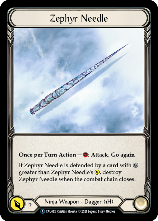 Zephyr Needle [U-CRU052] (Crucible of War Unlimited)  Unlimited Normal