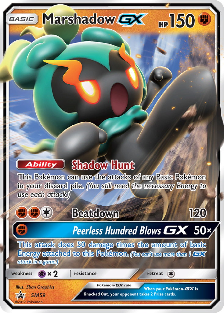 Marshadow GX (SM59) [Sun & Moon: Black Star Promos]