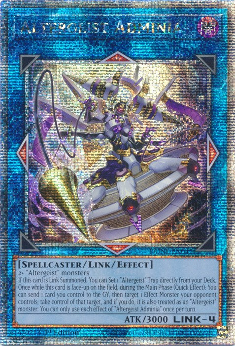 Altergeist Adminia [DUNE-EN047] Quarter Century Secret Rare