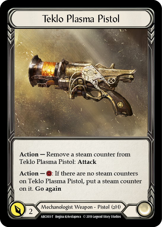 Kano // Teklo Plasma Pistol [ARC114-T // ARC003-T] (Arcane Rising)  1st Edition Normal