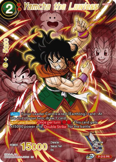 Yamcha the Lawless (Alternate Art) (P-215) [Special Anniversary Set 2021]