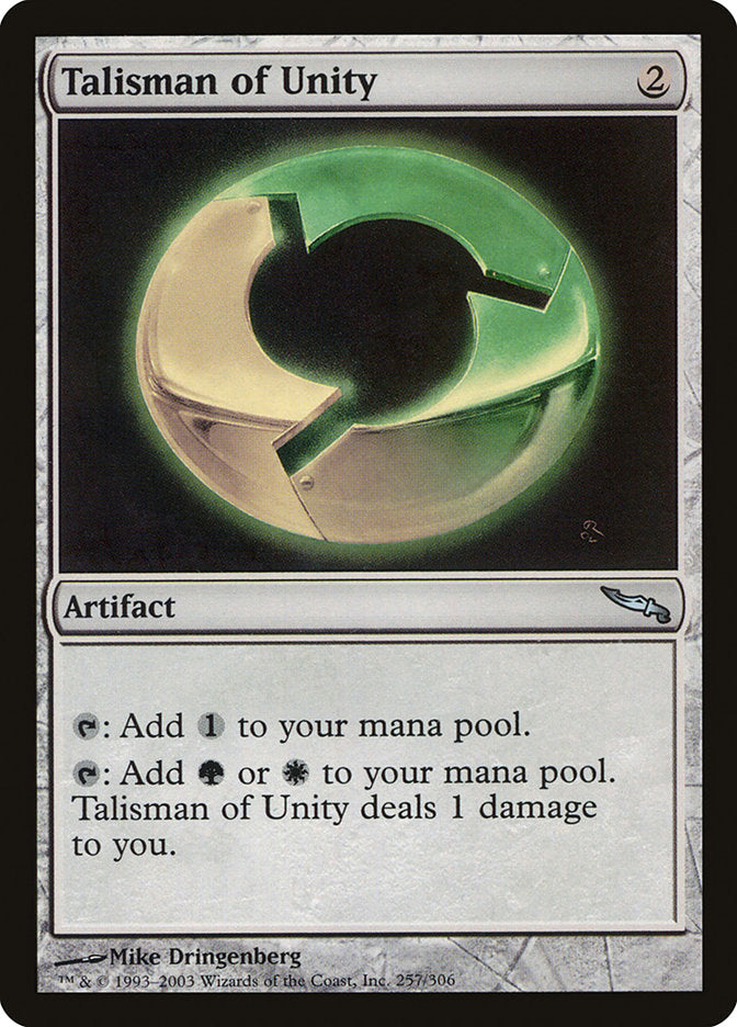 Talisman of Unity [Mirrodin]