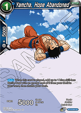 Yamcha, Hope Abandoned (Uncommon) (BT13-044) [Supreme Rivalry]