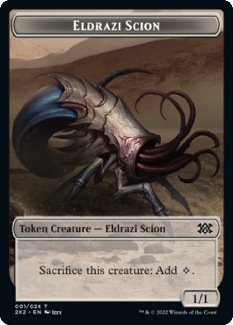 Zombie // Eldrazi Scion Double-sided Token [Double Masters 2022 Tokens]