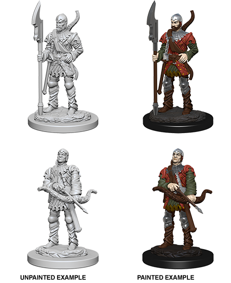 D&D Unpainted - Town Guards PF