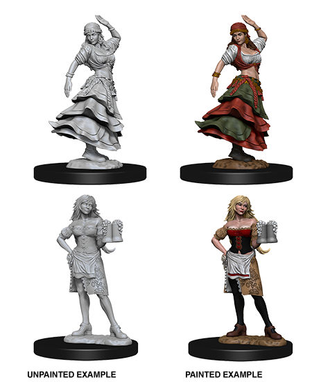 D&D Unpainted - Bartender Dancing Girl PF