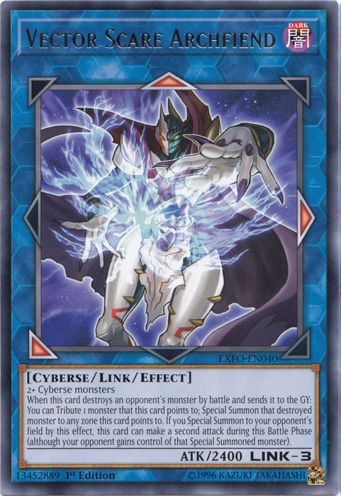 Vector Scare Archfiend [EXFO-EN040] Rare