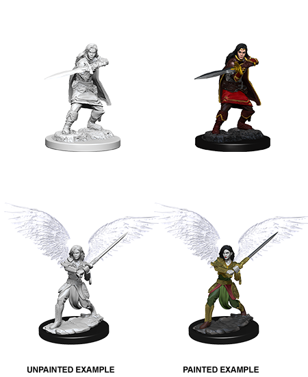 D&D Unpainted - Aasimar Fighter Female