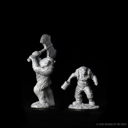 D&D Unpainted - Wereboar & Werebear