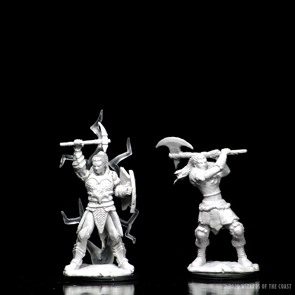 D&D Unpainted - Goliath Barbarian Female