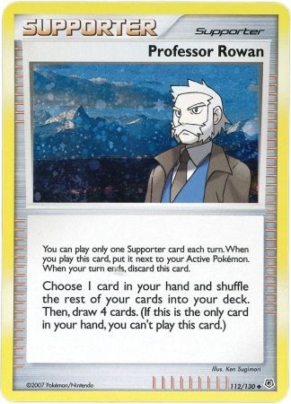 Professor Rowan (112/130) (Cosmos Holo) [Diamond & Pearl: Base Set]