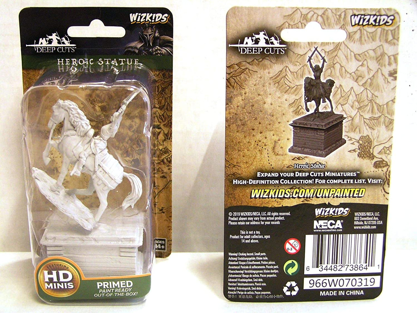 D&D Unpainted - Heroic Statue