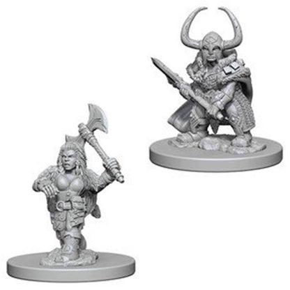 D&D Unpainted - Dwarf Barbarian Female