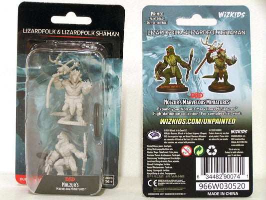 D&D Unpainted - Lizardfolk & Lizardfolk Shaman