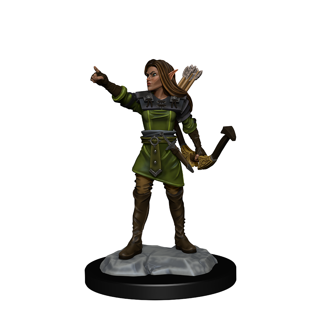 D&D Unpainted - Elf Ranger Female