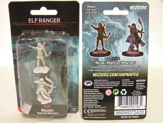 D&D Unpainted - Elf Ranger Female