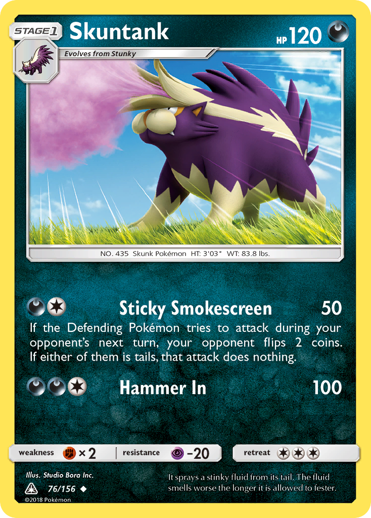 Skuntank (76/156) [Sun & Moon: Ultra Prism]