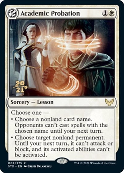 Academic Probation [Strixhaven: School of Mages Prerelease Promos]