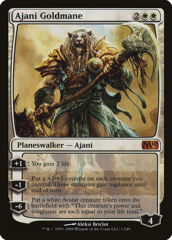 Ajani Goldmane [Magic 2010]