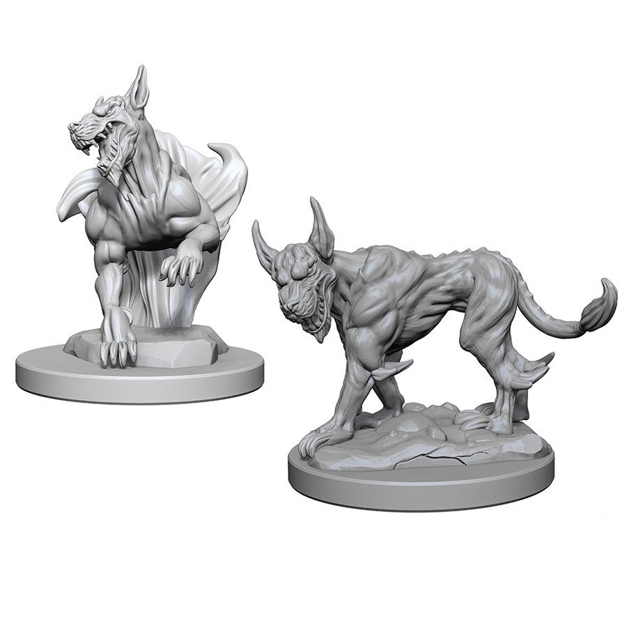 D&D Unpainted - Blink Dogs