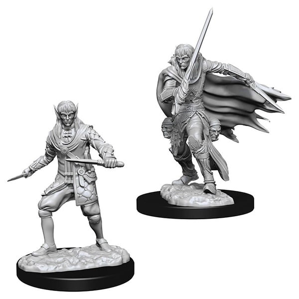 D&D Unpainted - Elf Rogue Male PF