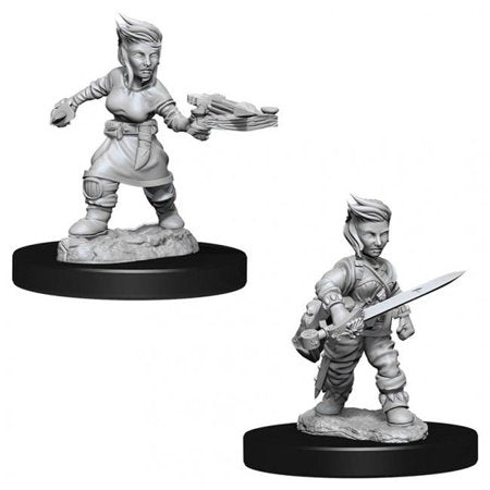 D&D Unpainted - Halfling Rogue Female PF