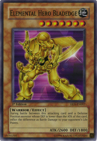 Elemental Hero Bladedge [EEN-EN007] Super Rare